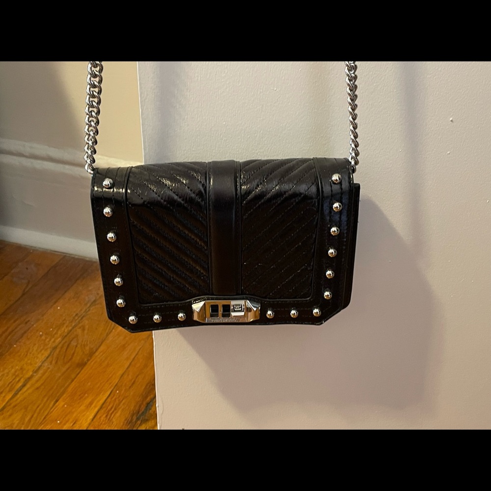 Rebecca Minkoff black stud crossbody bag